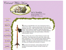 Tablet Screenshot of colonialwhitehouse.com